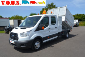 FORD TRANSIT 2T FG 350 L3 DOUBLE CABINE BENNE COFFRE