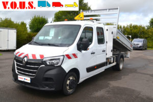 RENAULT MASTER III DOUBLE CABINE BENNE COFFRE RJ3500 L4 130 GRAND CONFORT