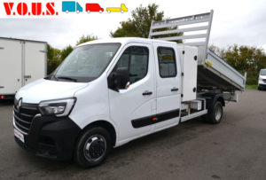 RENAULT MASTER III DOUBLE CAB BENNE + COFFRE RJ3500  DCI 130 GRAND CONFORT