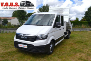 MAN TGE BENNE COFFRE RJ 5-120 DOUBLE CABINE